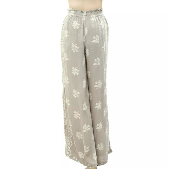 Out From Under Urban Outfitters Floral Printed Trouser Pants High Rise S 217176 - Picture 4 of 4